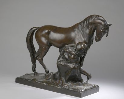 null Victor PETER (1840-1918)

Two friends

Bronze with light brown patina.

Signed...