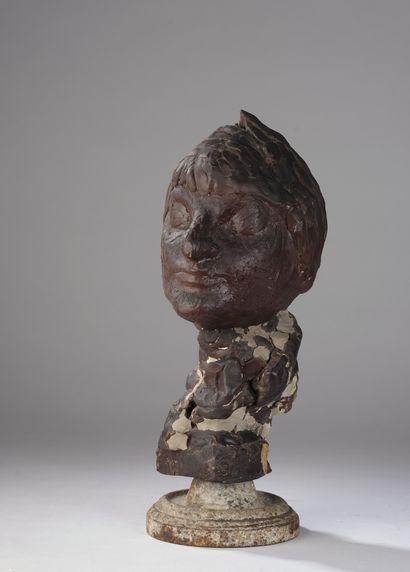 null Raymond DUCHAMP-VILLON (1876-1918)

Little Maggy 

Wax head.

Probably 1912.

Bears...