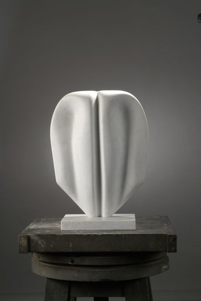 null Mircea MILCOVITCH (born 1941)

Opus 746

Carrara marble.

Signed on the base...