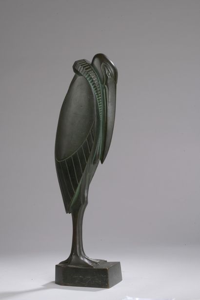 null Georges Henri LAURENT (XIXth-XXth centuries)

Marabout

Bronze with green patina.

Signed...