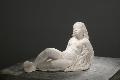null Irène CODREANO [Irèna Codreanu] (1896-1985)

Jeune femme allongée

Plâtre. (Manques).

Signé...