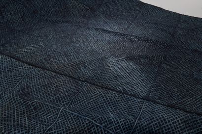 null PAGNE, Mali 

Cotton, indigo

l. 156 L. 108 cm 

Locally woven cotton, composed...