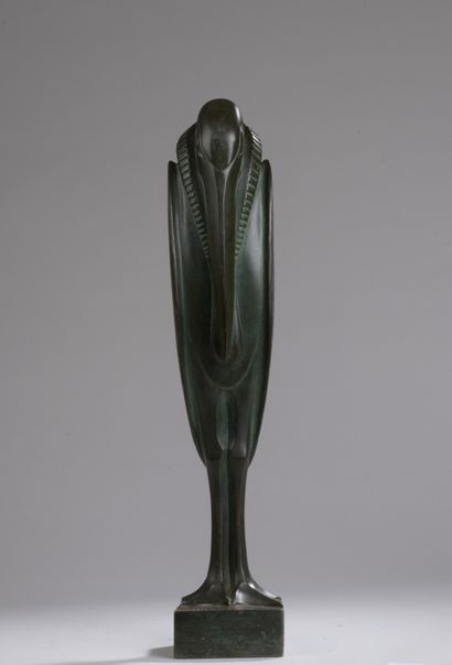 null Georges Henri LAURENT (XIXth-XXth centuries)

Marabout

Bronze with green patina.

Signed...