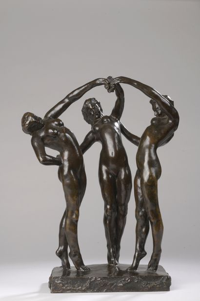 null Joseph BERNARD (1866-1931)

Danse des roses

Bronze à patine brune.

Signé J....