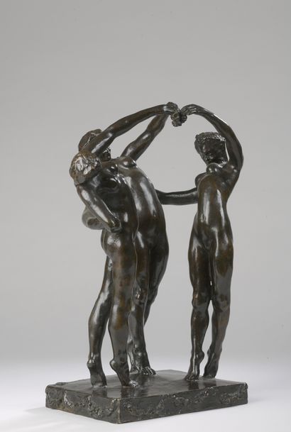 null Joseph BERNARD (1866-1931)

Dance of the roses

Bronze with brown patina.

Signed...