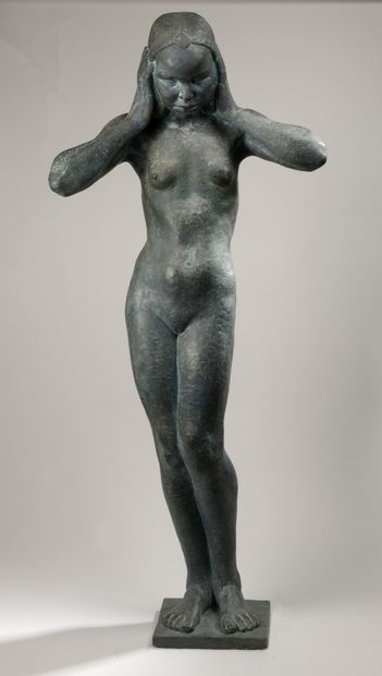 null Marguerite-Anne de BLONAY (1897-1966)

Young African Woman 

Circa 1930.

Plaster...