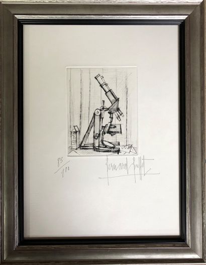 null Bernard BUFFET (1928-1999)


Le microscope


Gravure signée en bas à droite...