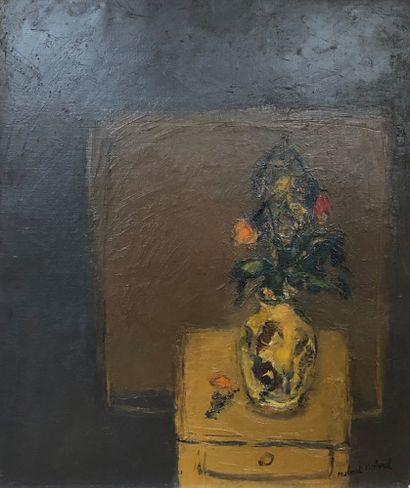 null Robert DELVAL (1934)


Still life with a bunch of flowers


Oil on canvas signed...