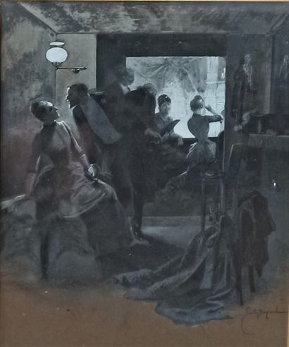 null Emile BAYARD (1837-1891)


La loge à l'opéra


Crayon et gouache sur papier....