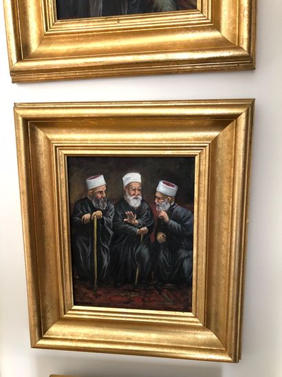 null NASR, école Libanaise du XXème siècle


Suite de cinq portraits


Acryliques...