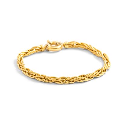 null Gold chain bracelet 18K 750/1000.

Length: 19.50 cm. Thickness: 0.5 cm.

Gross...