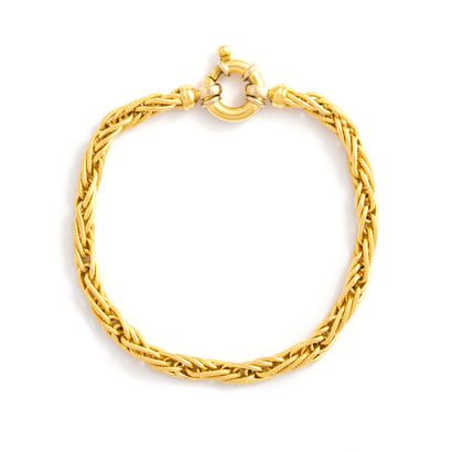 null Gold chain bracelet 18K 750/1000.

Length: 19.50 cm. Thickness: 0.5 cm.

Gross...