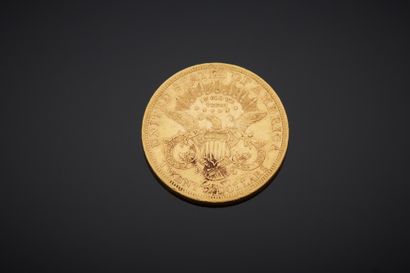 null Pièce de 20 dollars or « Liberty » datée 1878. Poids 33,30 g