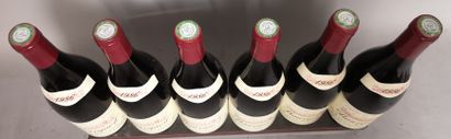 null 6 bouteilles BOURGEUIL - DOMAINE du PETIT MONT - C. LANDRY 1986