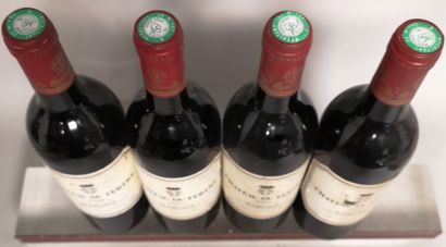 null 4 bottles Château du TERTRE - 5th GCC Margaux 1991 

Slightly stained and damaged...