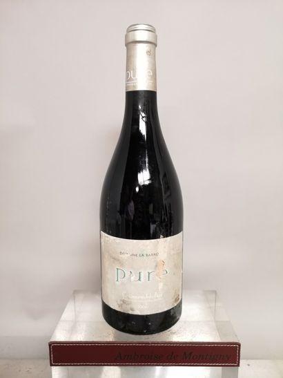 null 1 bouteille CHATEAUNEUF du PAPE "Pure" - Domaine La BARROCHE 2004 

Étiquette...