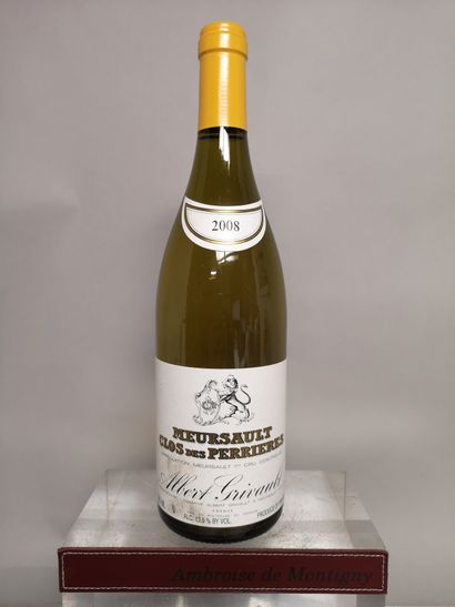 null 1 bouteille MEURSAULT 1er cru "Clos des Perrieres" - A. GRIVAULT 2008 

Étiquette...