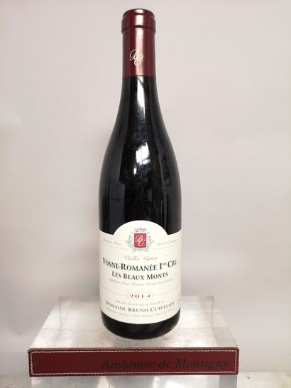 null 1 bouteille VOSNE ROMANEE 1er cru "Les Beaux Monts" Vielles Vignes - Bruno CLAVELIER...