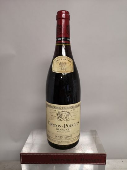 null 1 bouteille CORTON POUGETS Grand Cru - Louis Jadot 1994 

Étiquette légèrement...