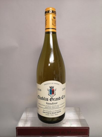 null 1 bouteille CHABLIS Grand cru "Vaudesir" - Jean Paul Benoit DROIN 2008