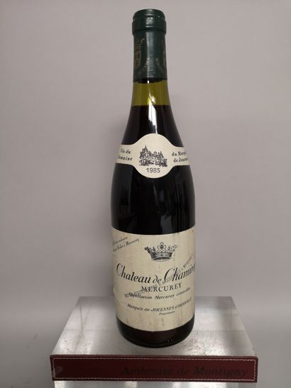 null 1 bottle MERCUREY - Château de CHAMIREY 1985 

Marked label.