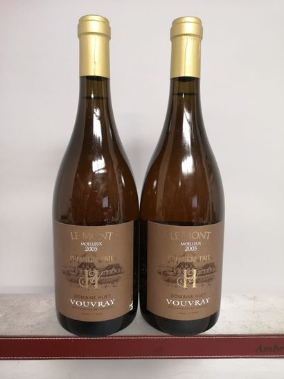 2 bouteilles VOUVRAY 1ere Trie 