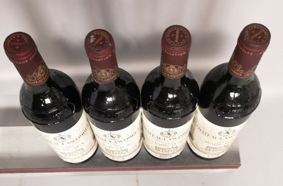 null 4 bottles Château LASCOMBES - 2nd Gcc Margaux 1986