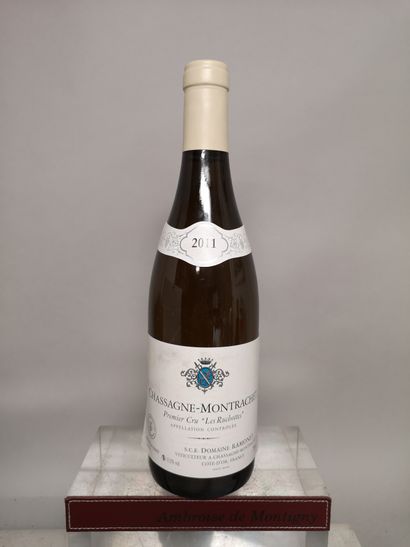 null 1 bouteille CHASSAGNE MONTRACHET 1er cru "Les Ruchottes" - RAMONET 2011 

Étiquette...