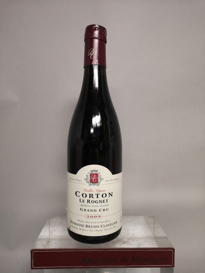 null 1 bottle CORTON Grand cru "Le Rognet" - Domaine Bruno CLAVELIER 2009 

Label...