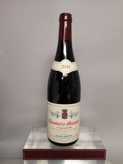 null 1 bouteille CHAMBOLLE MUSIGNY 1er cru "Les Cras" - Ghislaine BARTHOD 2011