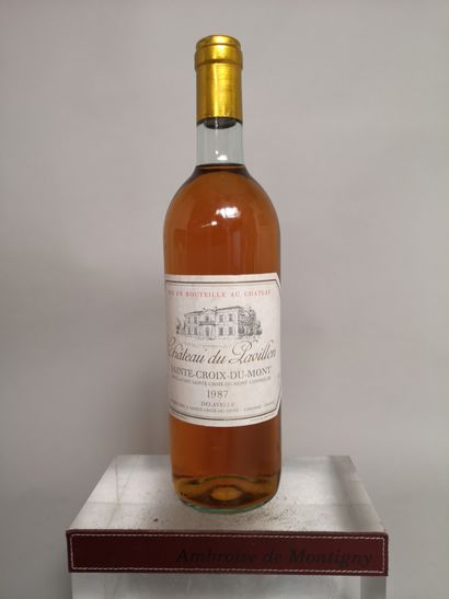 null 1 bottle Château du PAVILLON 1987 Sainte-Croix du Mont