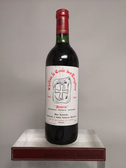 null 1 bouteille Château La CROIX des TEMPLIERS 1982 Pomerol