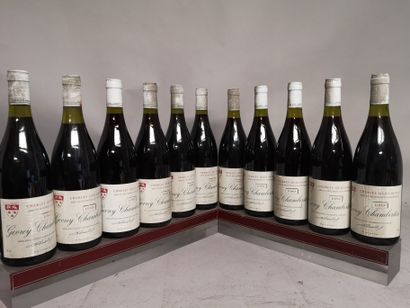 null 11 bouteilles GEVREY CHAMBERTIN - Charles QUILLARDET 1989 

Étiquettes légèrement...