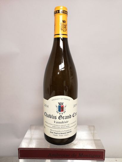 null 1 bouteille CHABLIS Grand cru "Vaudesir" - Jean Paul Benoit DROIN 2014