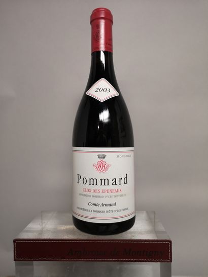 null 1 bouteille POMMARD 1er cru "Clos des Epeneaux" - Comte ARMAND 2003