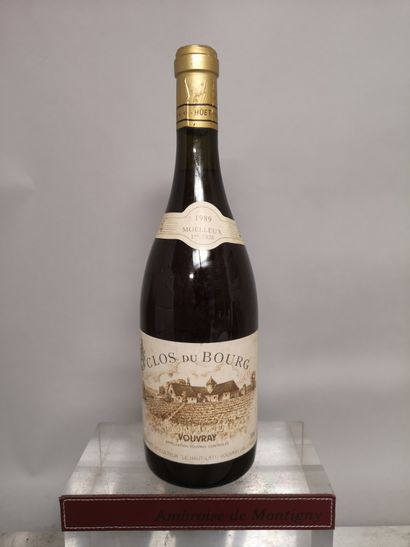 null 1 bouteille VOUVRAY 1ere Trie "Clos du Bourg" - HUET 1989