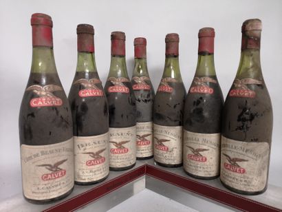null 7 bottles BOURGOGNE 1955 CALVET - CHAMBOLLE MUSIGNY and BEAUNE 1955 

FOR SALE...