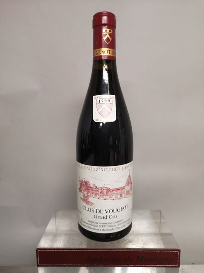 null 1 bouteille CLOS de VOUGEOT Grand Cru - GENOT BOULANGER 1999
