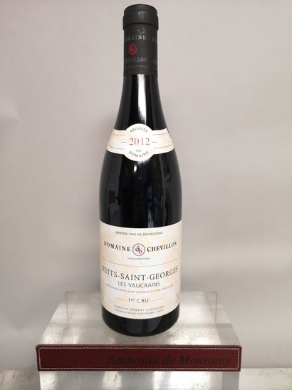 null 1 bottle NUITS St. GEORGES 1er cru "les Vaucrains" - Robert CHEVILLON 2012