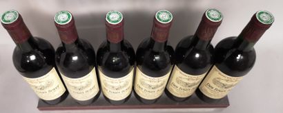 null 
6 bouteilles Château des TOURS BOYER - Bordeaux 1986

