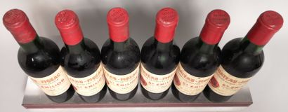 null 6 half bottles Château FIGEAC - Saint Emilion 1er Grand Cru Classé (B) 1966