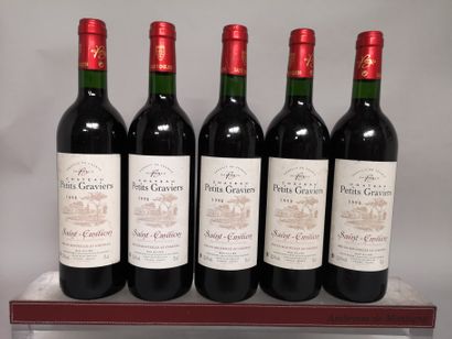 null 5 bouteilles Château PETITS GRAVIERS - Saint Emilion 1998