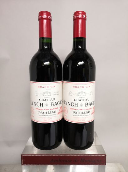 null 2 bottles Château LYNCH BAGES - 5th Gcc Pauillac 1999