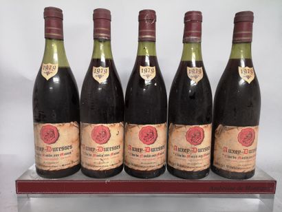 null 5 bouteilles AUXEY DURESSES "Clos du Moulin aux Moines" - MICHEL VIDAL 1979...