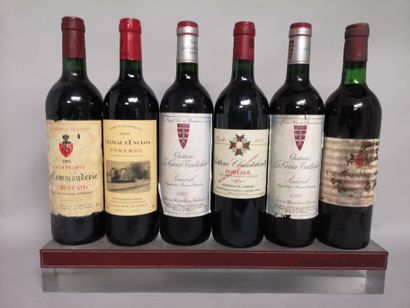 6 bottles BORDEAUX AOC POMEROL : 

1 Château...