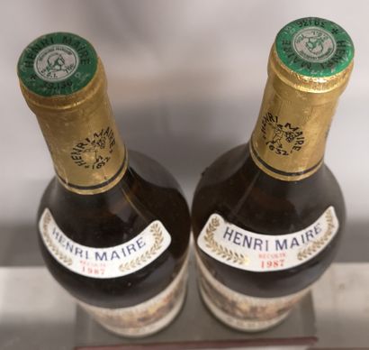 null 2 bottles ARBOIS "Cuvée du Jeu de Paume" Bicentennial of the Revolution - Henri...