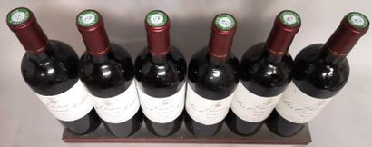 null 6 bottles Château LES ORMES SORBET - Médoc 2001