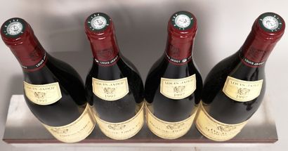 null 
4 bottles BEAUNE 1er Cru Louis JADOT 1997 "Les Bressandes", "Grèves", "Pertuisots",...