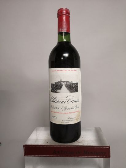 null 1 bouteille Château CANON 1982 Saint-Emilion 1er grand cru classé