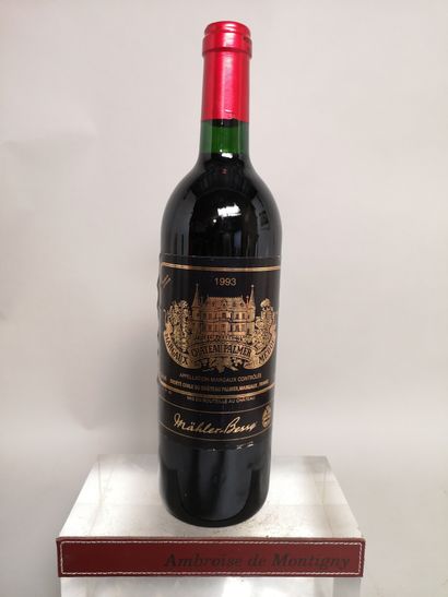 null 1 bottle Château PALMER - 3rd Gcc Margaux 1993